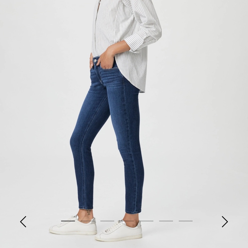 Paige A cropped ankle length in our signature mid-rise ultra skinny silhouette